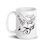 Nudge Logo White mug